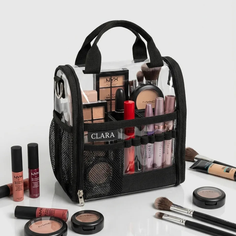 Clara Bolsa - trousse de maquillage transparente