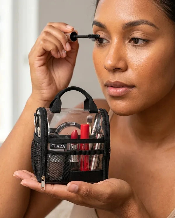 Clara Bolsa - trousse de maquillage transparente