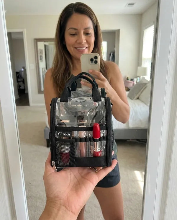 Clara Bolsa - trousse de maquillage transparente