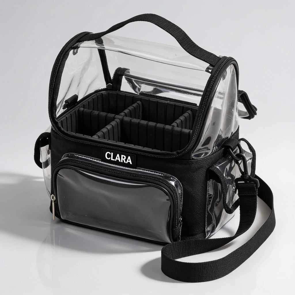 Clara Bolsa - trousse de maquillage transparente